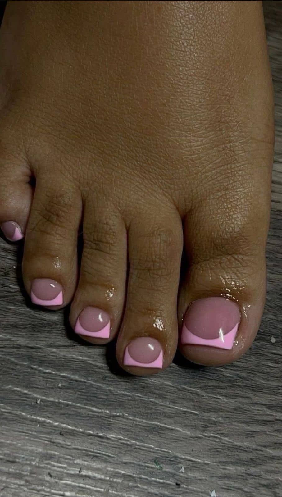 Pedicure French Tips